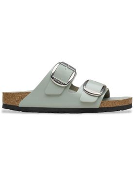 Para mujer. 1031882 Sandalias de Piel Arizona Big Buckle (Ajuste Estrecho) (36), Plano, Ninguno, Casual