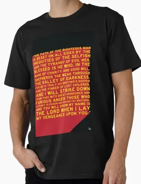 Ezekiel 25:17 Pulp fiction Cult classic movie Gift t shirt for men Large size tops S-6xl 100% cotton printed clothes - Aliexpress - FashionsVida