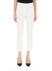 Pantalone cropped BIANCO 40
