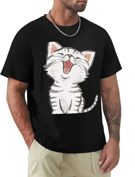 American Shorthair happy T-Shirt shirts graphic tee Funny t-shirt plain white t shirts men - Aliexpress - FashionsVida