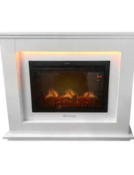 Elektrischer Kamin "Stockholm" schwarz - SONNENKOENIG OF SWITZERLAND - FashionsVida
