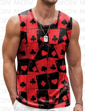 Vintage Classic Houndstooth Print Crew Neck Tank Top 3D Printed Tank Tops Men Summer Tops - Aliexpress - FashionsVida