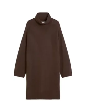 DRESS, MIDI, STAND-UP COLLAR female - 38 - FashionsVida