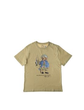 T-shirt girocollo cotone POLO BOYS SABBIA XL