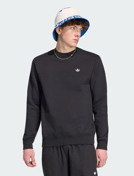 Felpa TREFOIL ESSENTIALS CREW M Black