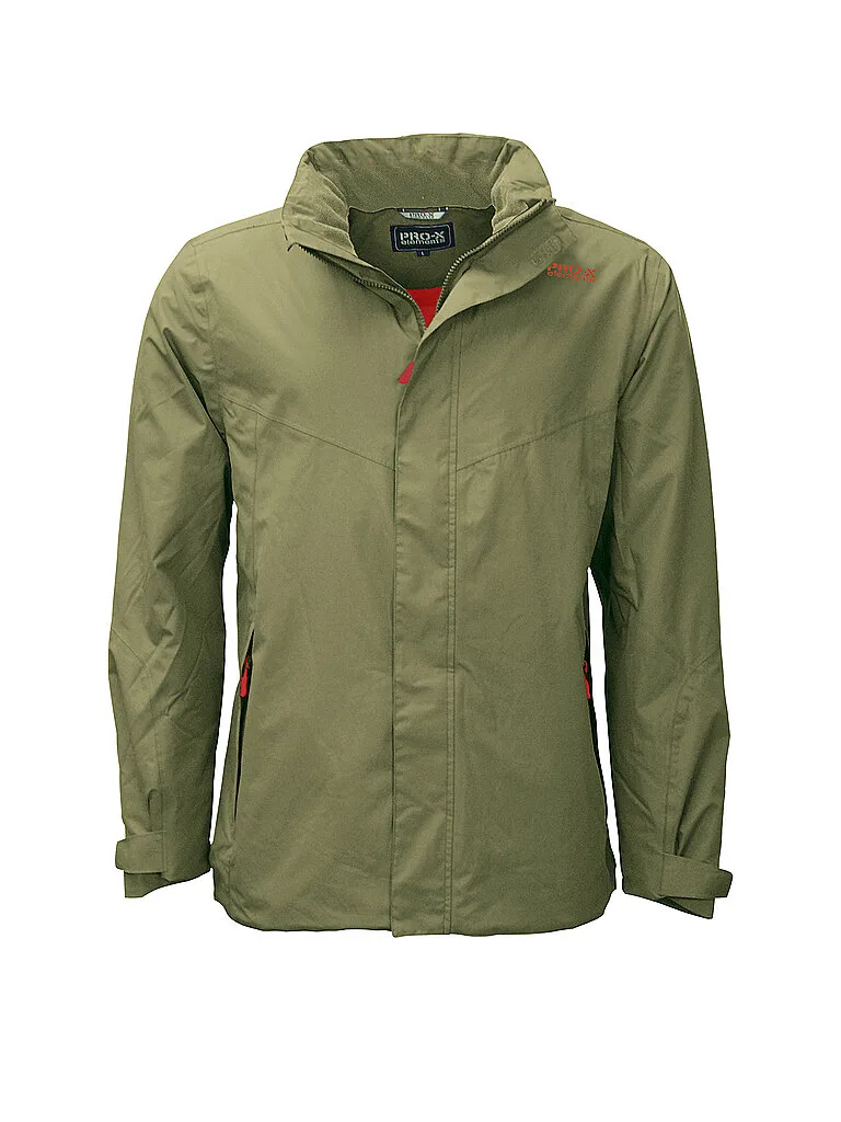 Giacca antipioggia da uomo 2L imbottita oliva 4XL - PRO-X ELEMENTS - FashionsVida