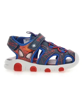 Sandali blu e rossi con luci M14615 28 - Spiderman - FashionsVida