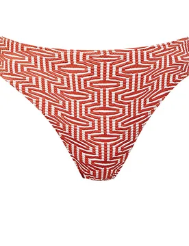 Braga de bikini de la colección class de altura media con lazos para ajustar la medida y estampdo tanger - Dolores Cortés - FashionsVida