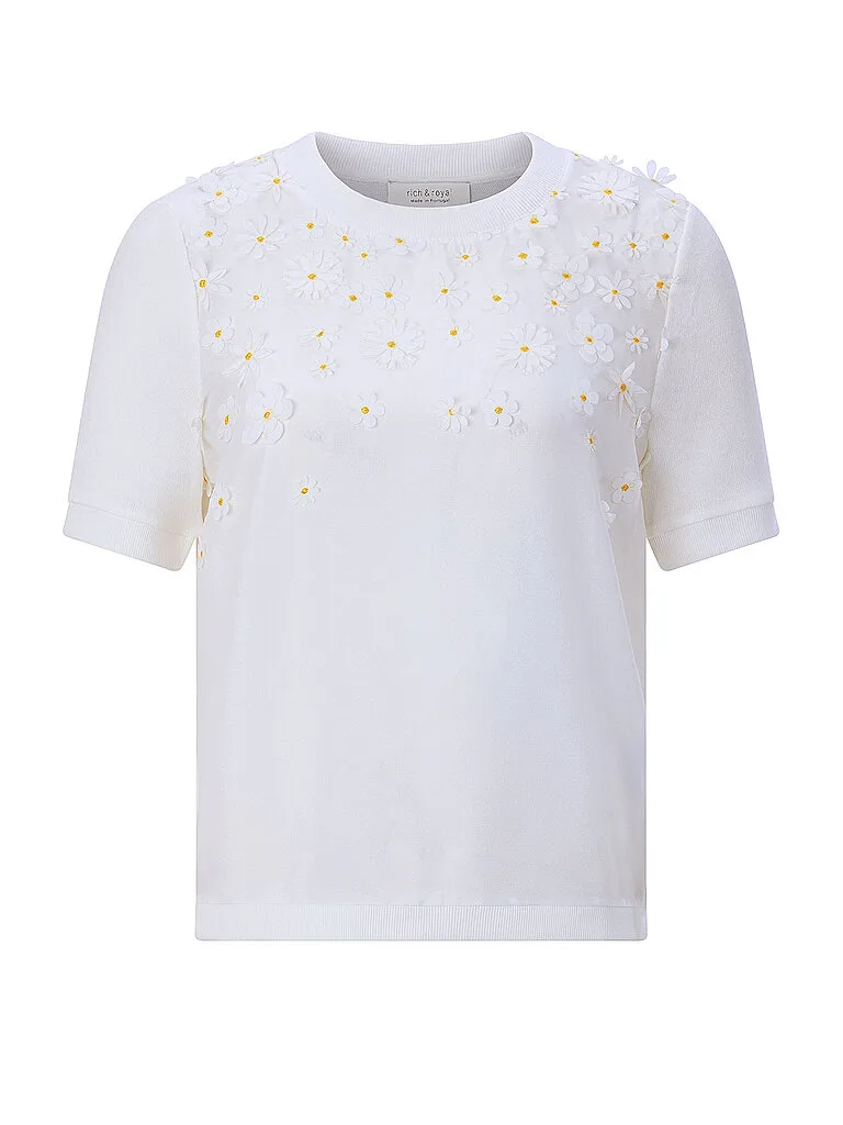 Richroyal Pullover blanco S - Richroyal - FashionsVida