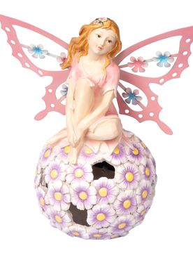Solar-LED-Gartenfigur "Waldelfe" mehrfarbig