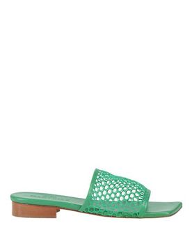 Sandalias Mujer Verde 38,39 Mujer
