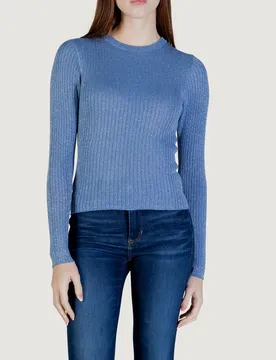 Damen Pullover Azurblau 507612