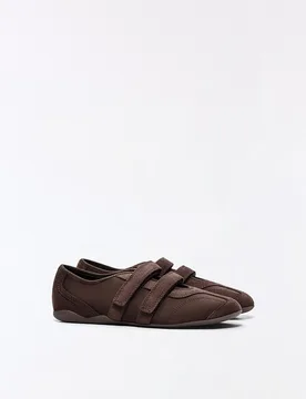 Ballerines Sport 37 Marron - Bershka - FashionsVida