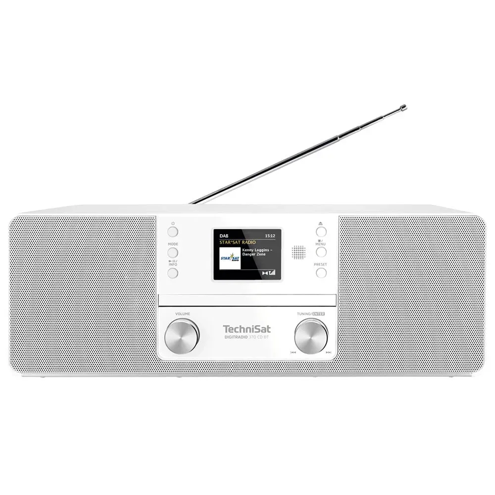 Radio Digit370 Cd Bt White One Size unisex - TechniSat - FashionsVida