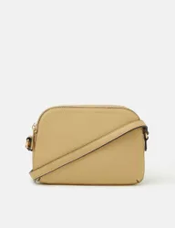 Double Zip Cross Body Bag Yellow female
