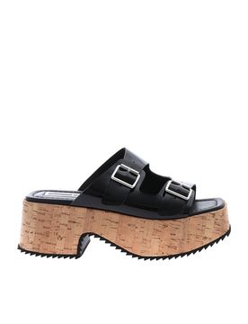 Sandali Debbie in pelle lucida