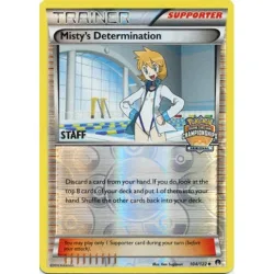 Pokemon XY BREAKpoint 104/122 Misty's Determination (League Promo STAFF)