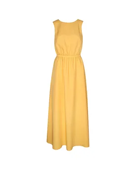 Ecoalf Midikleid amarillo L - Ecoalf - FashionsVida