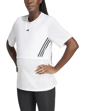 T-shirt à Manches Courtes Maternity White XL