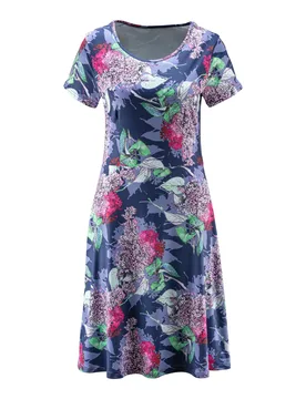 Blumenkleid "Wildrose" M mehrfarbig - wedolina - FashionsVida