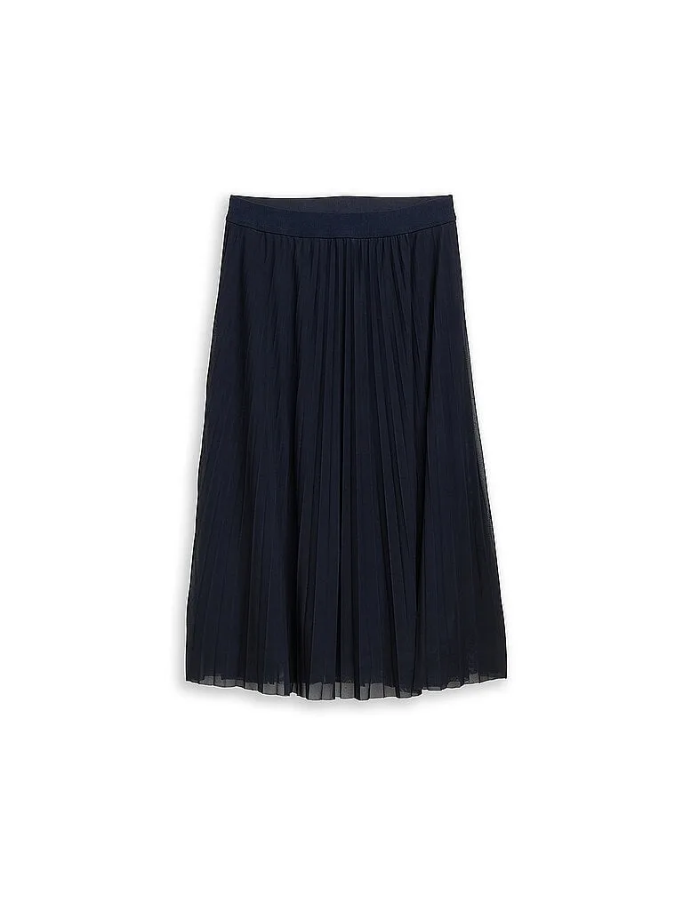 Midirock dunkelblau 38 damen - Tom tailor - FashionsVida