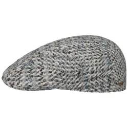 Hoback Ivy Virgin Wool Flat Cap by - grey - Size: 56 cm