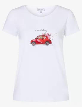 T-Shirt with Placement Print female