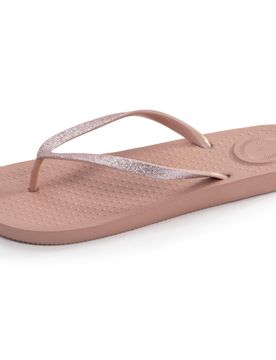 Tongs tige paillettes Rose rose 37