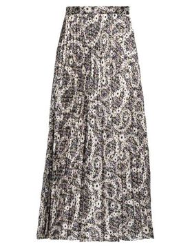 Falda midi Mujer Negro 36 Mujer