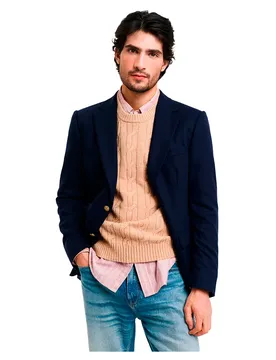 Gant Pull 8050213 Khaki Mel L Homme