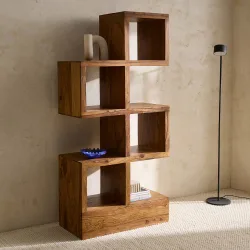 Estantería de madera de palisandro Bombay