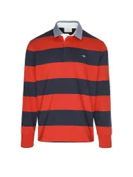 Gant Polo de rugby rouge L