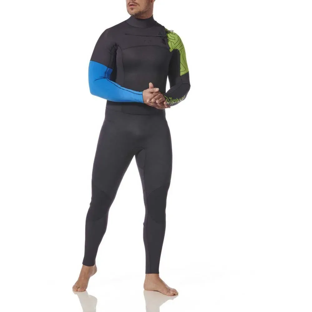 Performance 3-2 Mm Neoprene Wetsuit Black / Sun S Men - Typhoon - FashionsVida