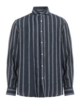 Camisa Hombre Azul marino XL,XXL Hombre - Brunello cucinelli - FashionsVida