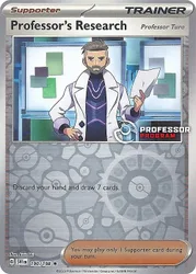 Pokemon Scarlet & Violet (Base Set) 190/198 Professor's Research [Turo] (Professor Program League Promo)