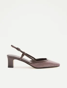 Zapato tacón, destalonado mimbre - Latouche - FashionsVida