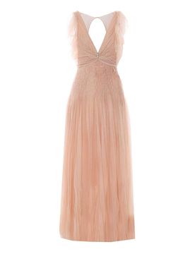 Vestito rosa da tappeto rosso