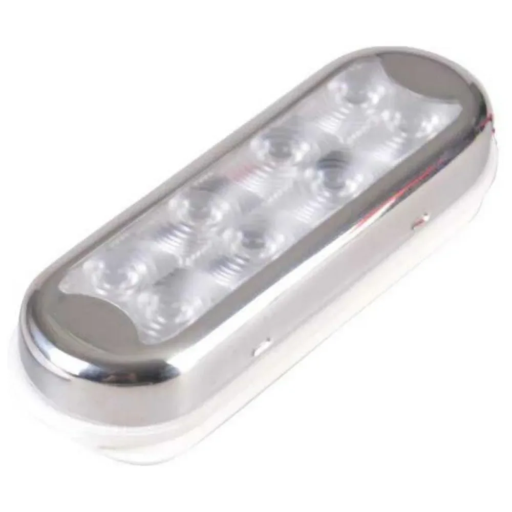 Bimini Light Tube And Surface Mount Without Switch Silver One Size unisex - Talamex - FashionsVida