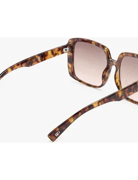 Gafas de sol de mujer con protección uv y forma rectangular con estampado animal print - Parfois - FashionsVida