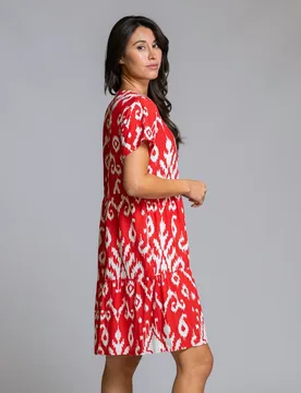 Vestido de playa con volantes - Señoretta - FashionsVida