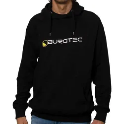 Felpa Con Cappuccio Logo Black