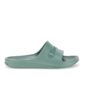 Ciabatte verde acqua con fascia logata Cabana Box Slide 45
