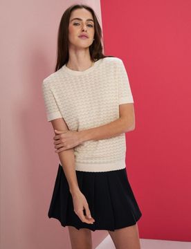 Sinsay - Maglione in viscosa - nude
