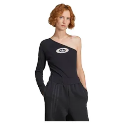 Combinaison à Manches Longues Campus 2000 One-shoulder Black S