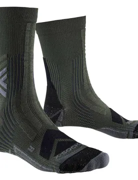 Calzini Crew Hike Expert Silver Dark Sage / Black EU 35-38