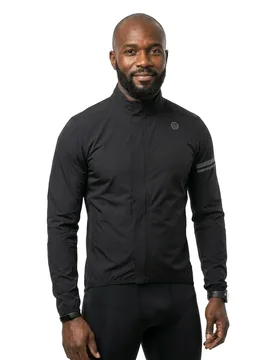 Giacca Prime Rain Performance Black - AGU - FashionsVida