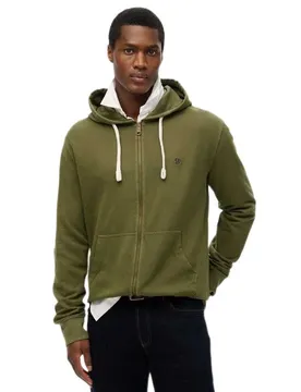 Sweat-shirt à Zip Classic Essential Beetle Green XL