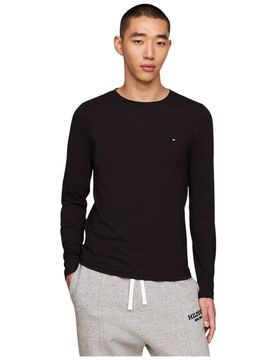 T-shirt nera manica lunga MW0MW10804