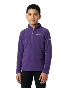 T-shirt à Manches Longues Avec Demi-zip Base Pro Lavander / Lavander / Lavander 116 cm Garçon,Fille