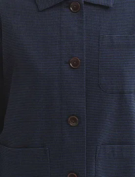 Chaqueta de mujer en algodón con pata de gallo - Nice Things - FashionsVida